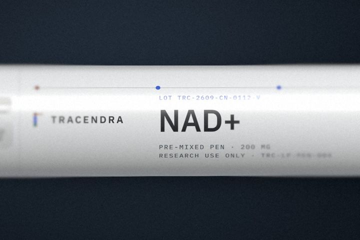 Label close-up: NAD+